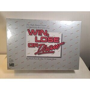 Factory sealed 1987 Sketching game "Win Lose or Draw" Milton Bradley Walt Disney